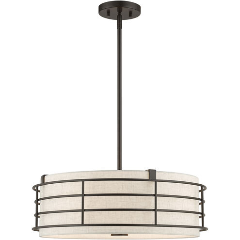 Blanchard 4 Light 20 inch English Bronze Pendant Chandelier Ceiling Light