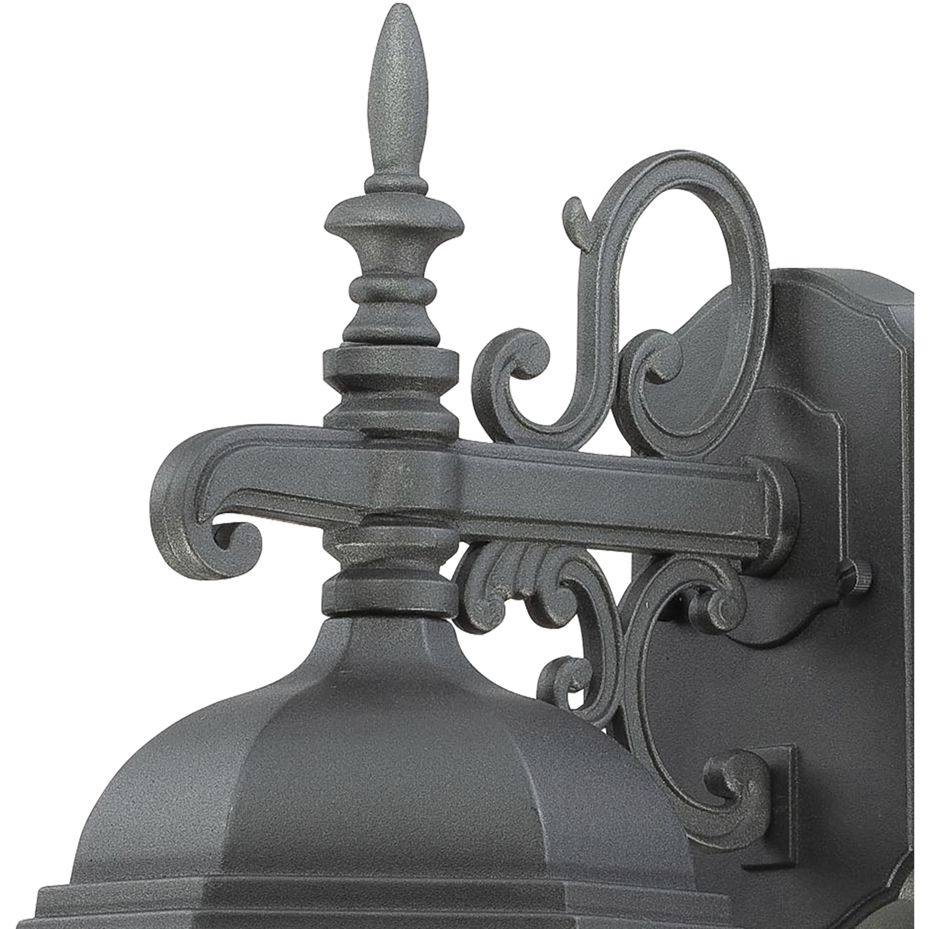 Covington 1 Light 18 inch Black Outdoor Sconce
