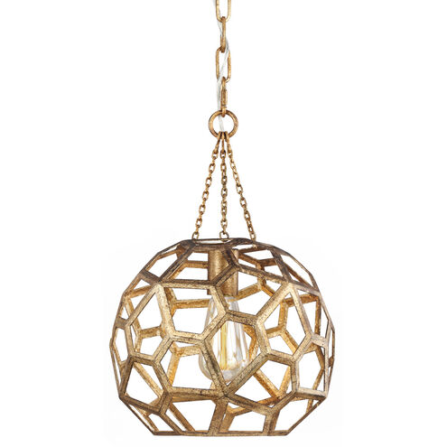 AH by Alexa Hampton Feccetta 1 Light 11 inch Antique Gild Pendant Ceiling Light