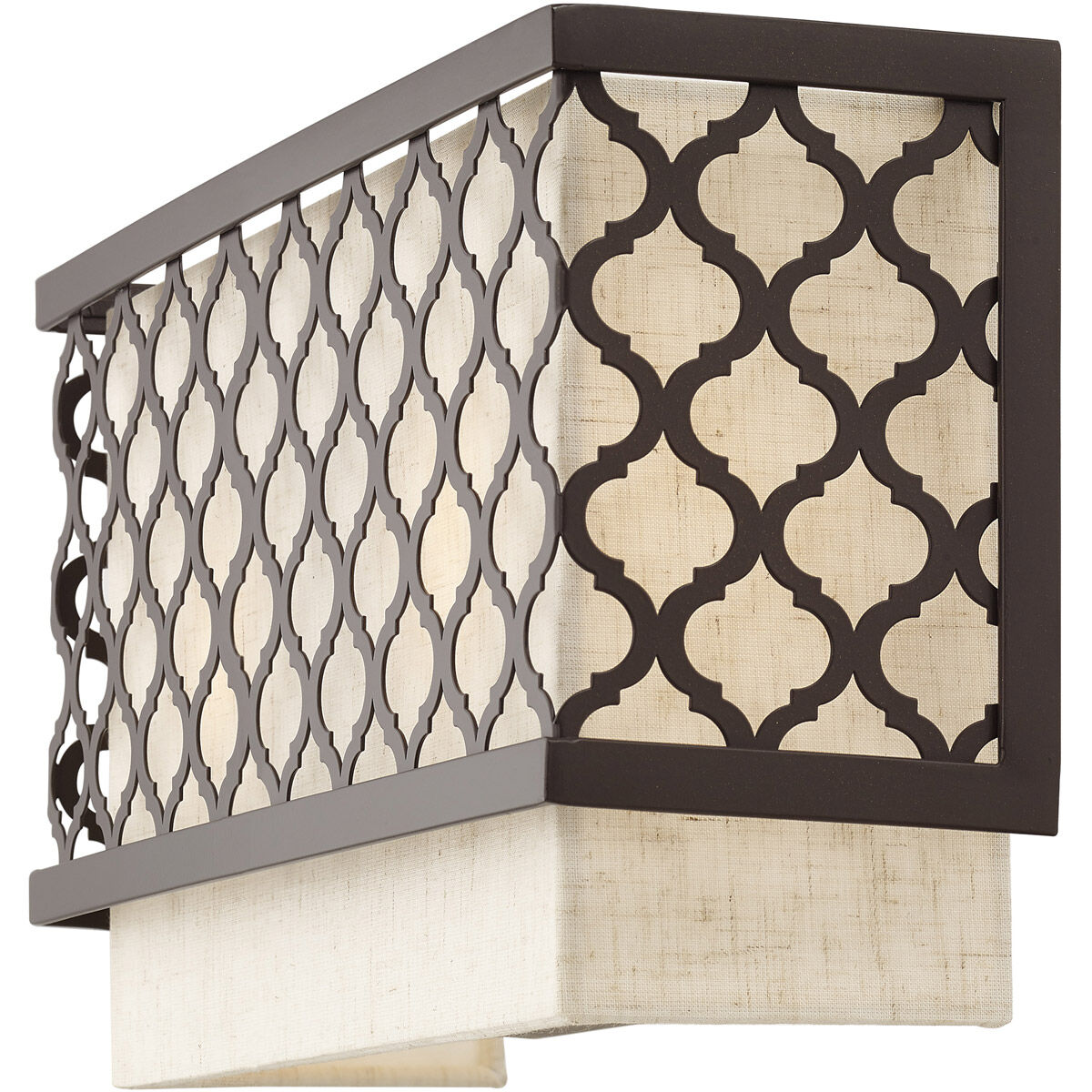 Arabesque 2 Light 13 inch English Bronze ADA ADA Wall Sconce Wall Light