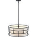 Aria Falls LED 22 inch Matte Black Pendant Ceiling Light