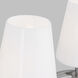 AH by Alexa Hampton Paisley 3 Light 23.38 inch Polished Nickel Vanity Light Wall Light