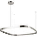 Yukon LED 31.5 inch Polished Nickel Pendant Ceiling Light