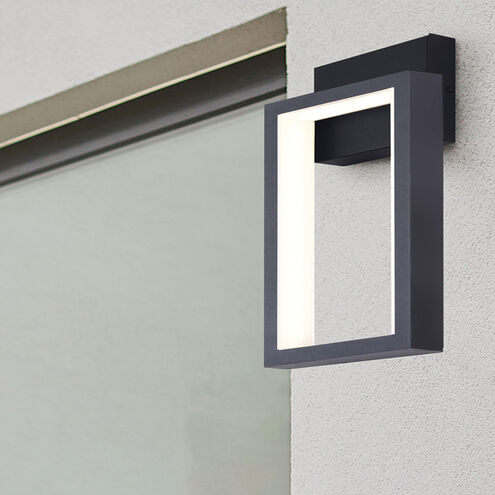 Kalino LED 13.75 inch Black Outdoor Wall Light