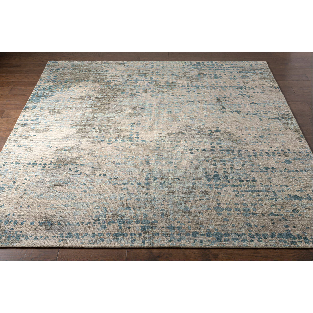 Biscayne 108 X 72 inch Deep Teal Rug in 6 X 9, Rectangle