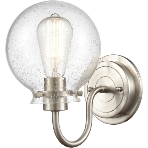 Olivia 1 Light 6.38 inch Satin Nickel Bath Vanity Light Wall Light