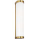 AH by Alexa Hampton Ifran 2 Light 5 inch Burnished Brass Vanity Light Wall Light