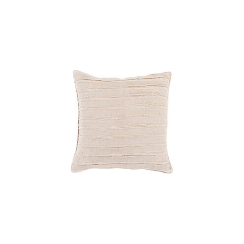 Willow 22 X 22 inch Taupe Throw Pillow