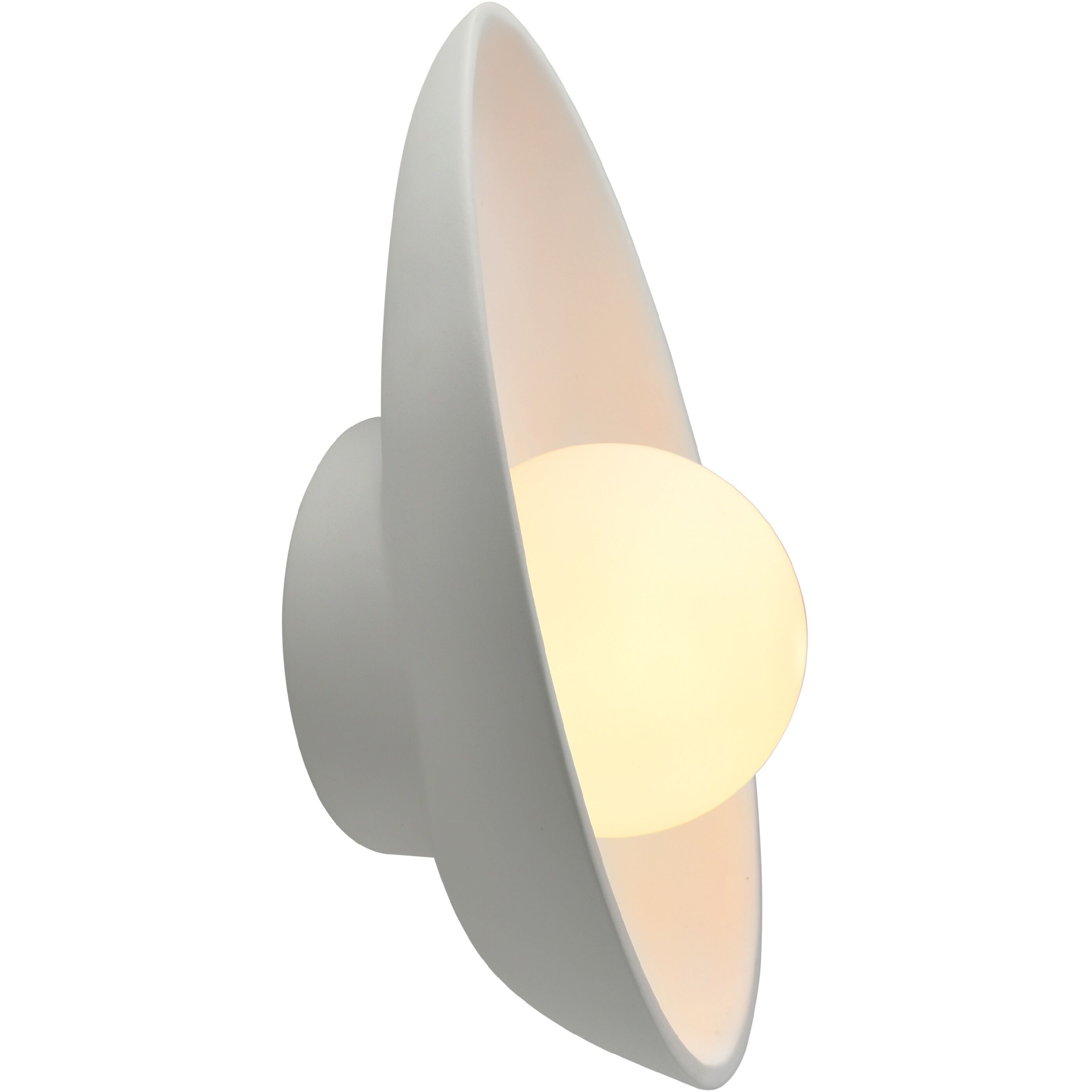 Ambiance LED 7.5 inch Matte White Wall Sconce Wall Light