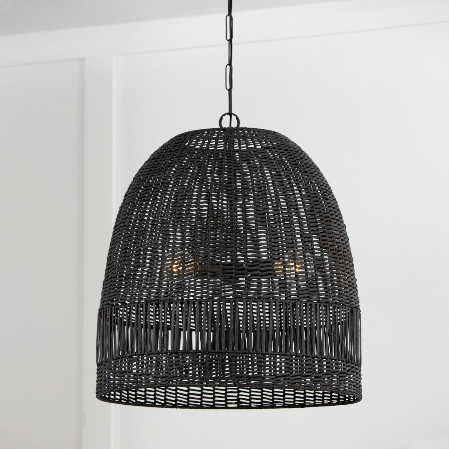 Naomi 3 Light 24 inch Matte Black Pendant Ceiling Light