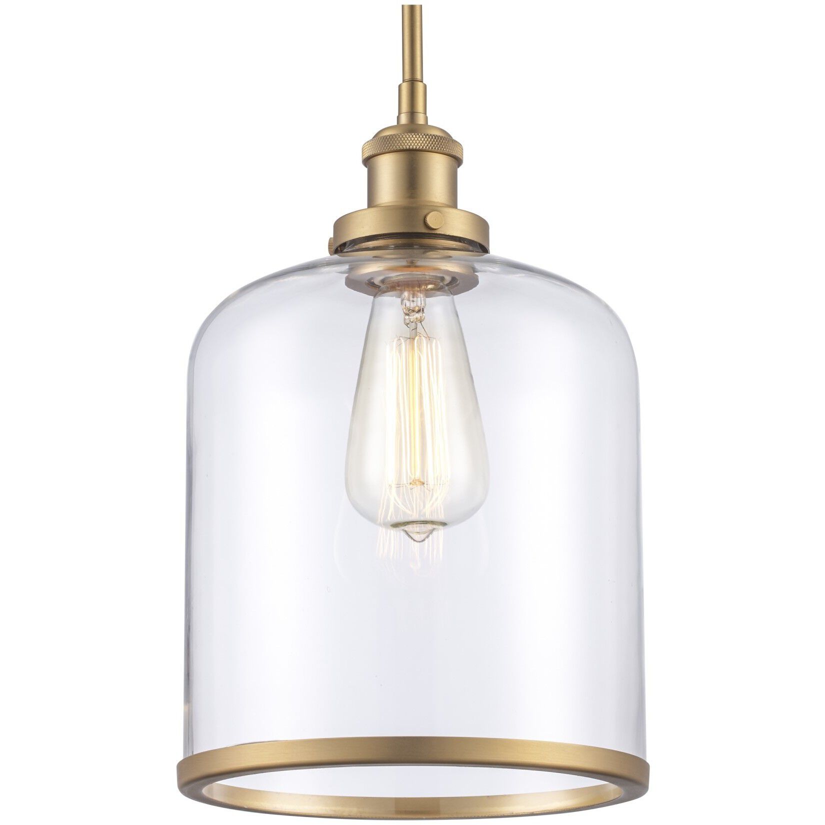 Dorina 1 Light 8 inch Antique Gold Jar Pendant Ceiling Light