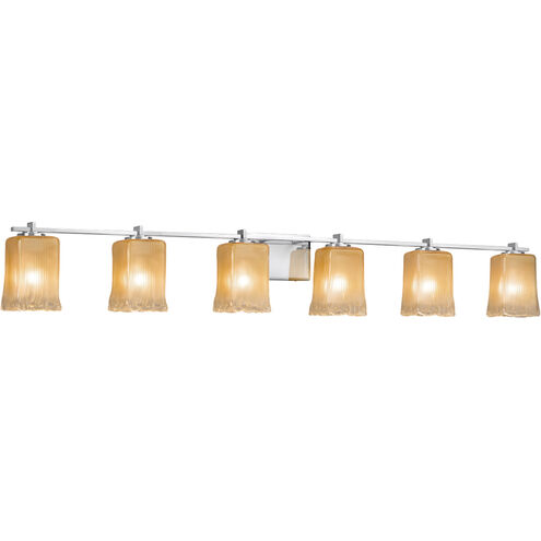 Veneto Luce 6 Light 55.75 inch Brushed Nickel Bath Bar Wall Light in Lace (Veneto Luce), Oval, Incandescent