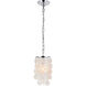 Selene 1 Light 6 inch Chrome Pendant Ceiling Light