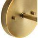 Cofield 2 Light 5.62 inch Vintage Brass Wall Bracket Wall Light