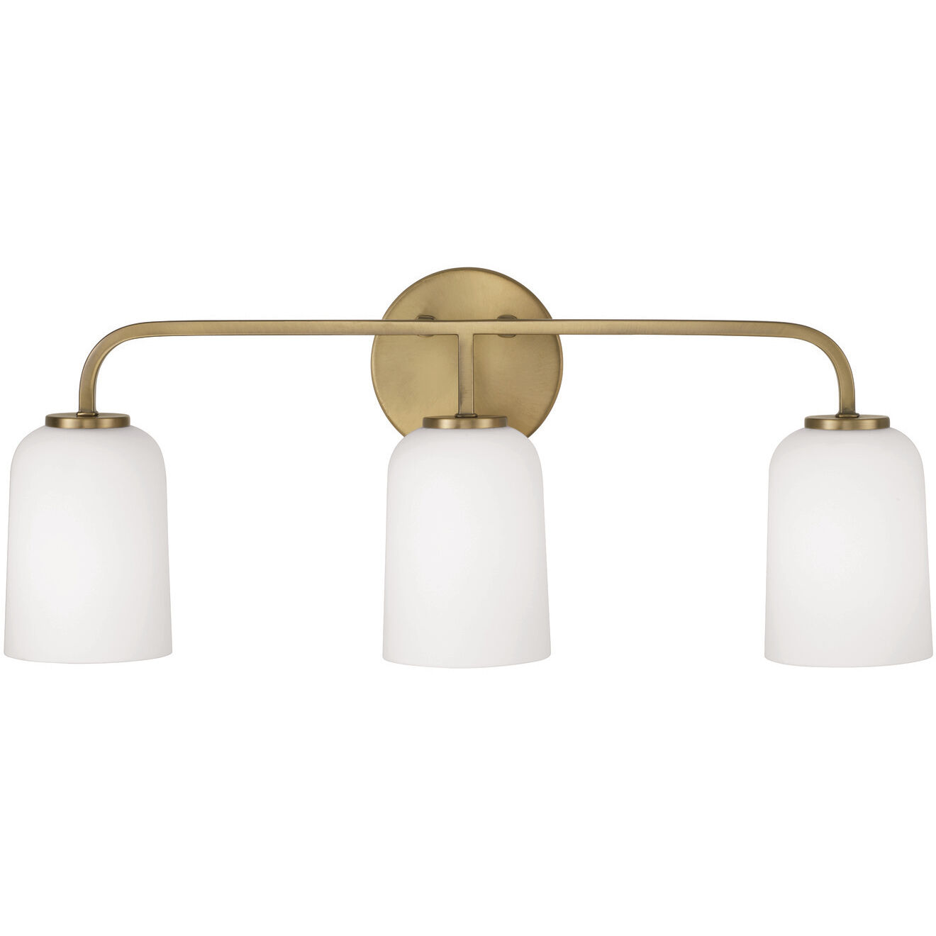 Lawson 3 Light 23.5 inch Aged Brass Vanity Light Wall Light