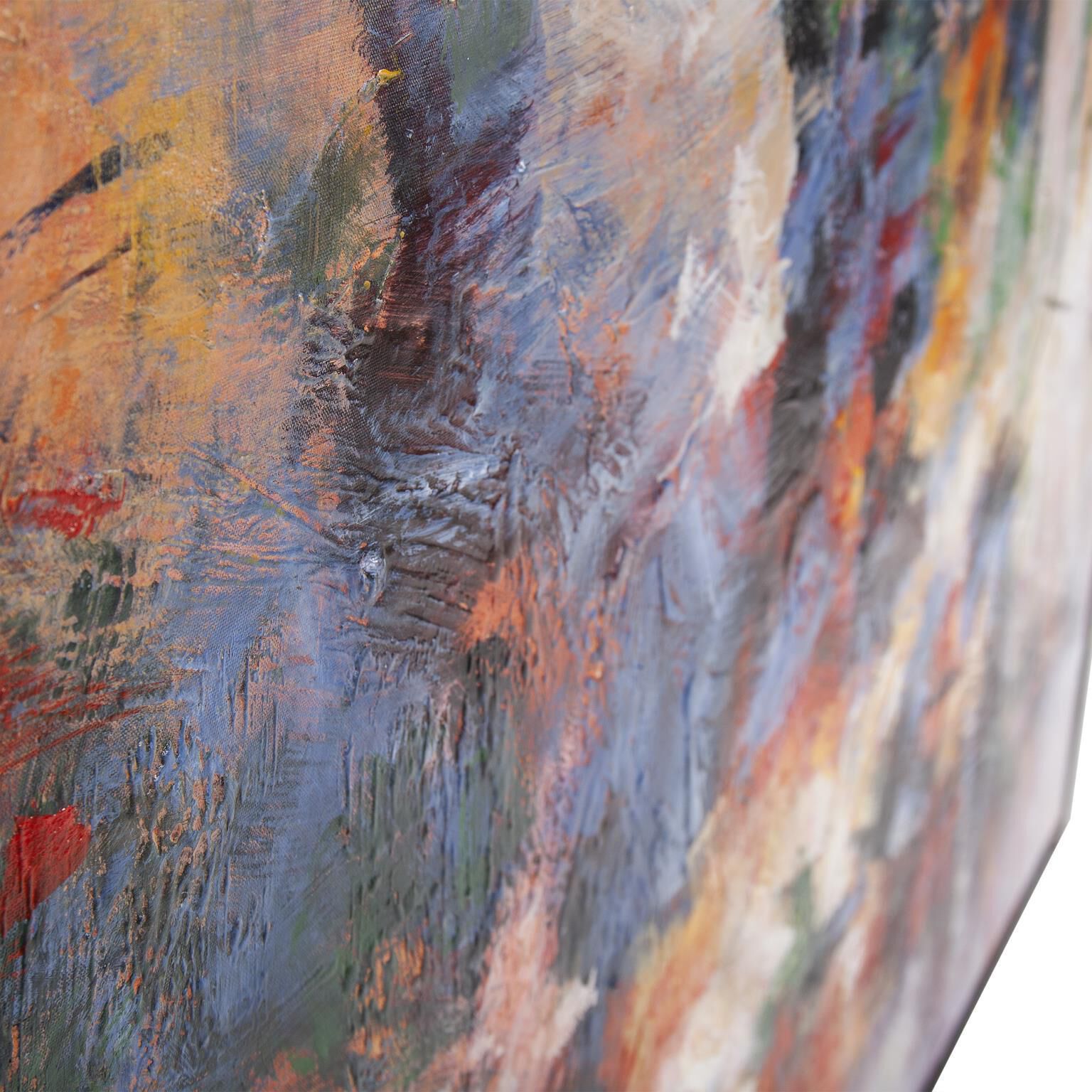 Bastille Day 60 X 40 inch Hand Painted Canvas