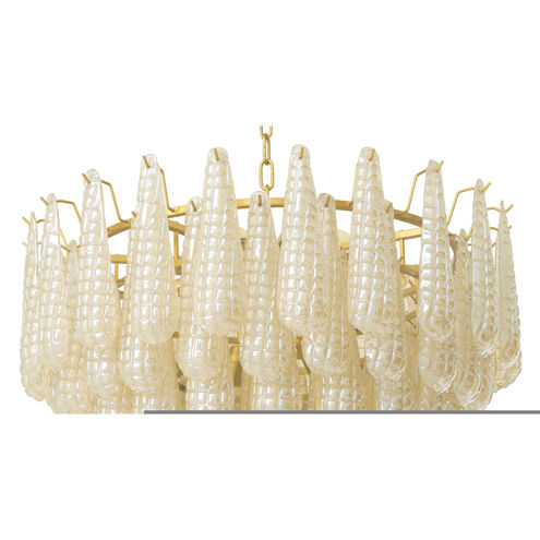 Chaves 12 Light 32.28 inch Antique Brass Chandelier Ceiling Light, Large