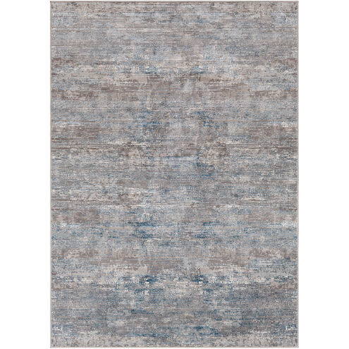 Katmandu 35 X 24 inch Denim/Light Gray/Charcoal/Medium Gray/Ivory Rugs
