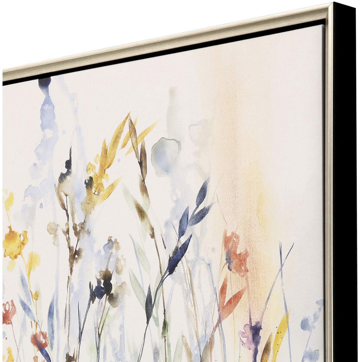 Window Art Blue and Green and Multi and Yellow Canvas