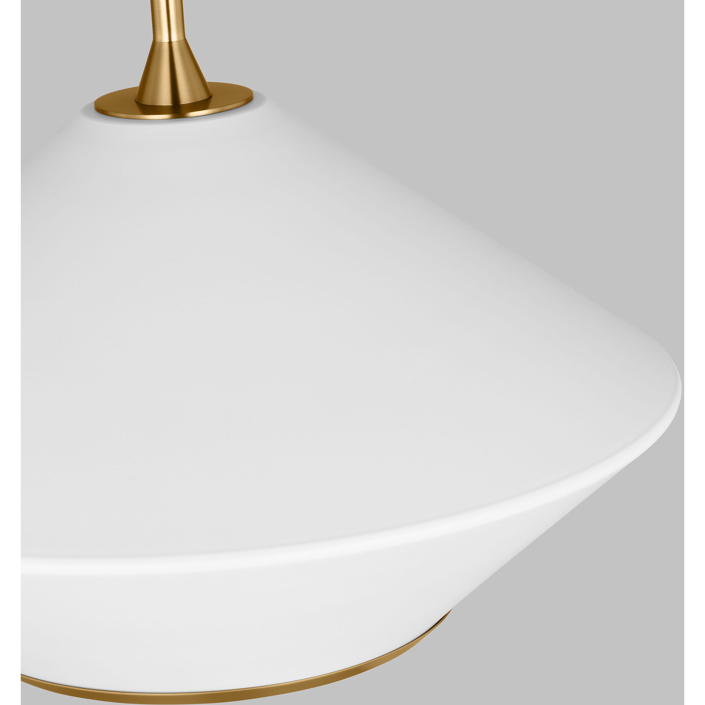 TOB by Thomas O'Brien Stanza 1 Light 19 inch Matte White Pendant Ceiling Light