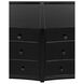 Hampton Hand Rubbed Black Dresser, 6 Drawer
