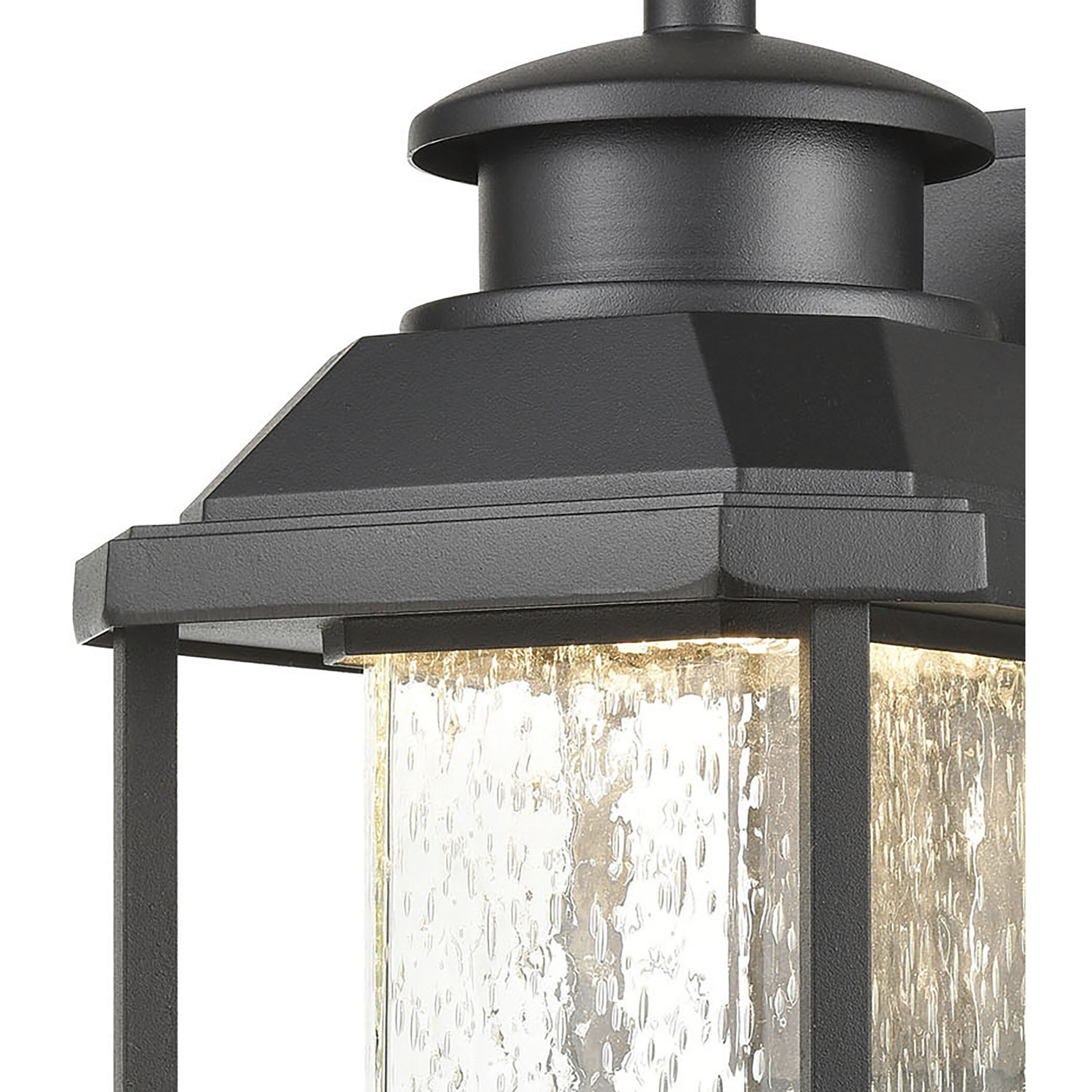 Irvine LED 13 inch Matte Black Outdoor Sconce