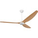 Haiku 84 inch White with Caramel Bamboo Blades Ceiling Fan