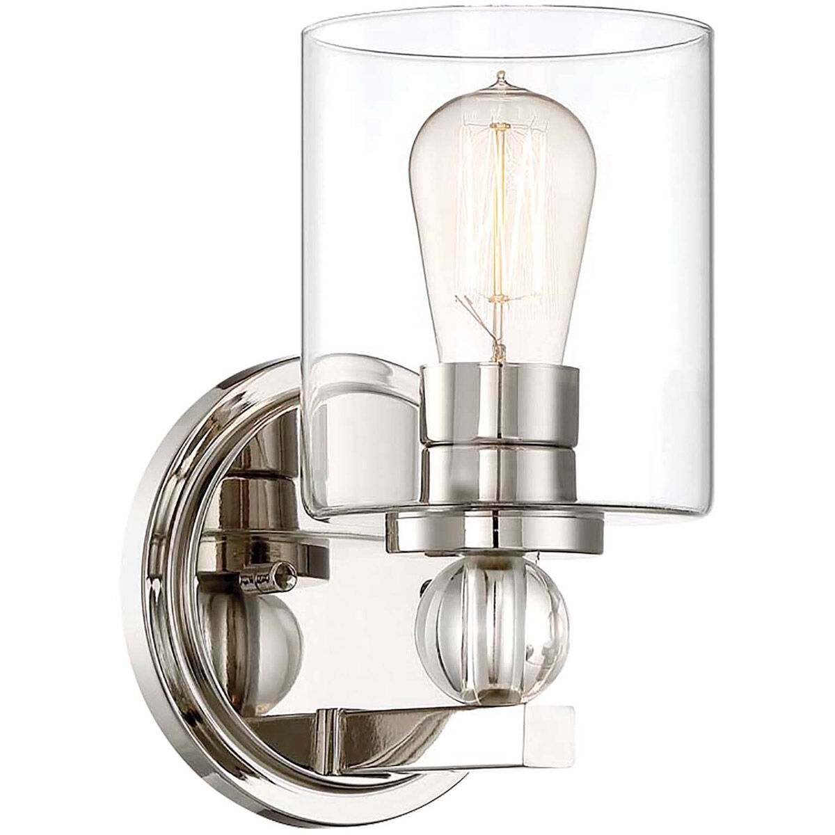 Studio 5 1 Light 14 inch Polished Nickel Bath Light Wall Light