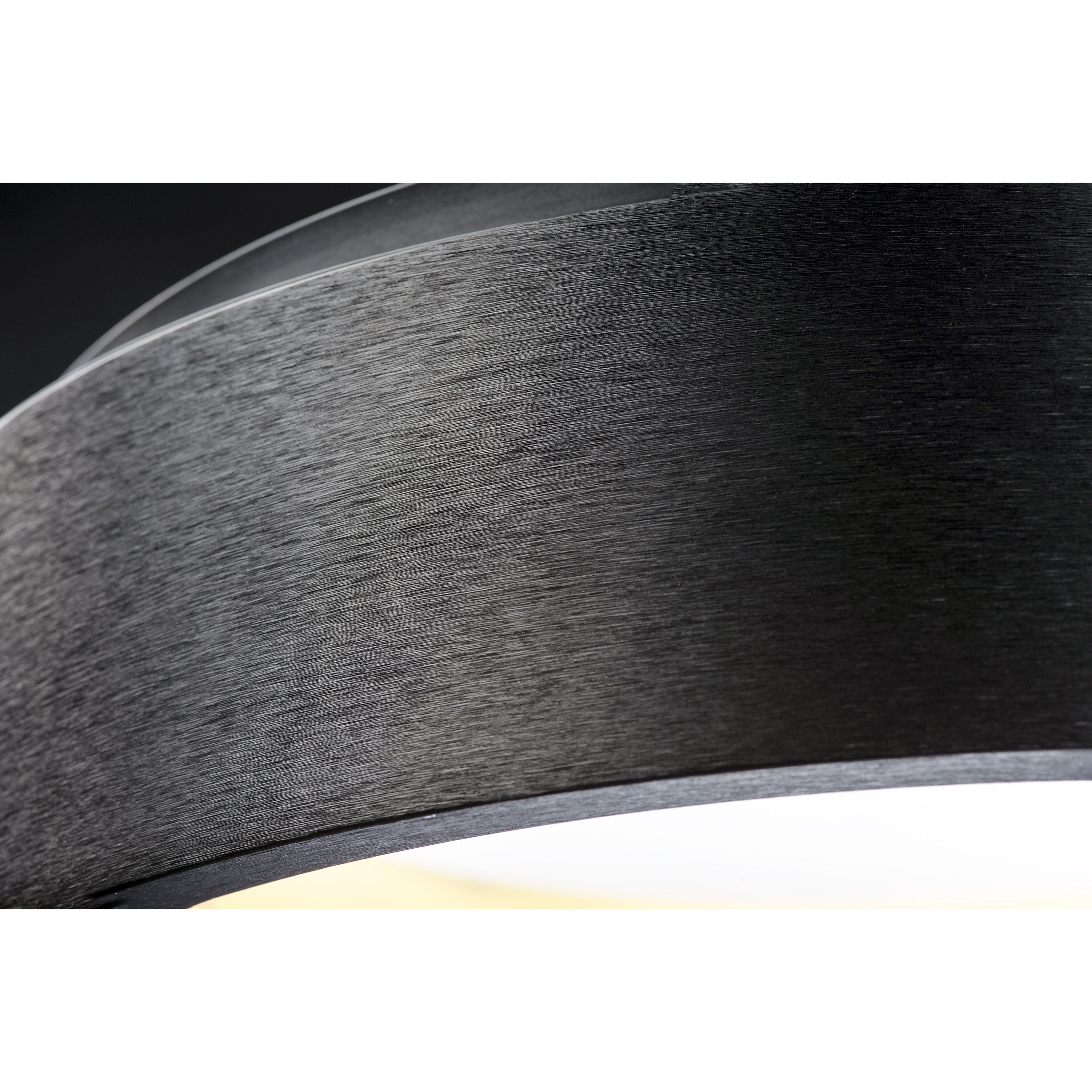 iQ FoH LED 17.75 inch Brushed Black Flush Mount Chandelier Ceiling Light