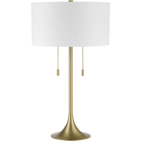 Neely 30 inch Satin Brass Table Lamp Portable Light