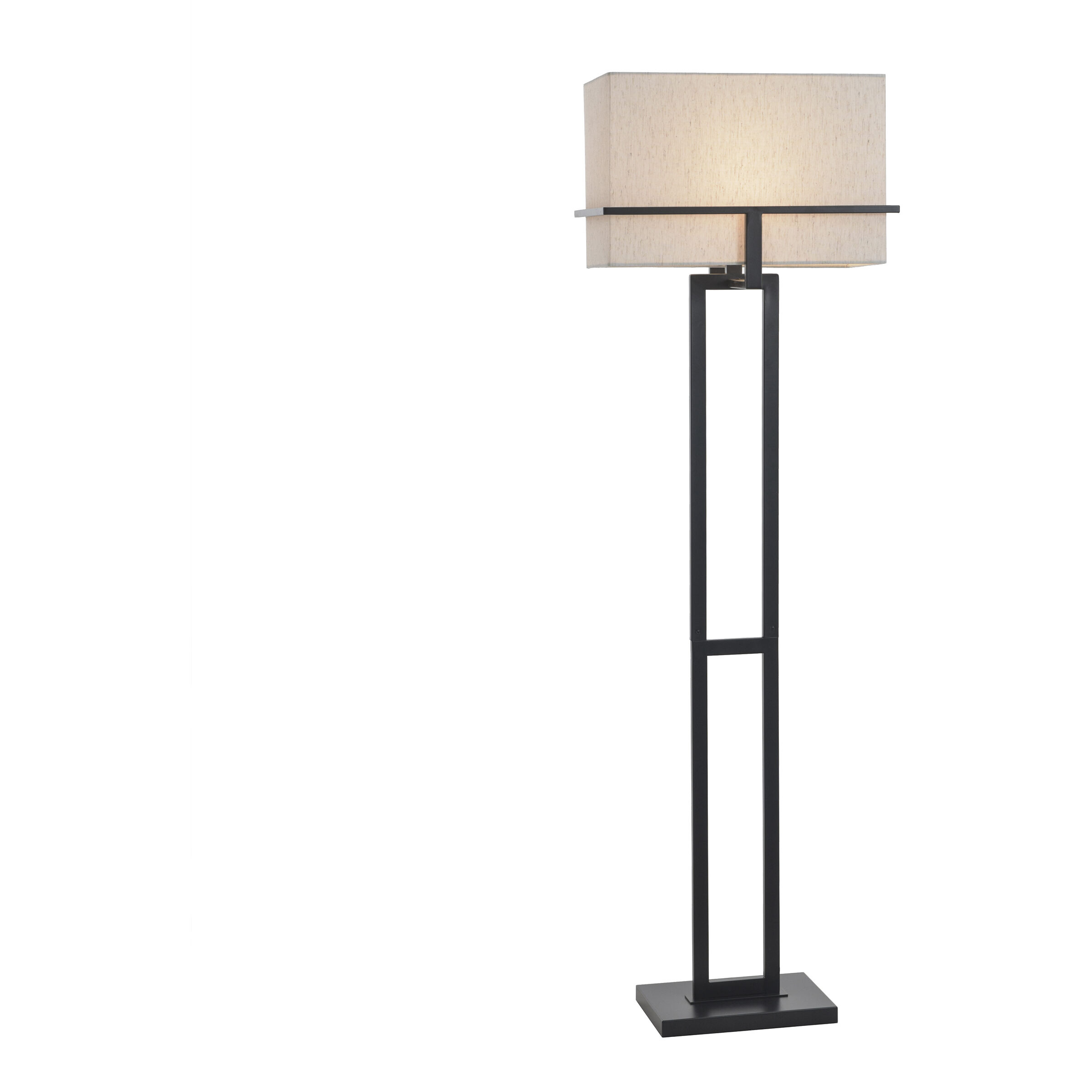 Cameron 61.5 inch 100.00 watt Tabby Black Floor Lamp Portable Light