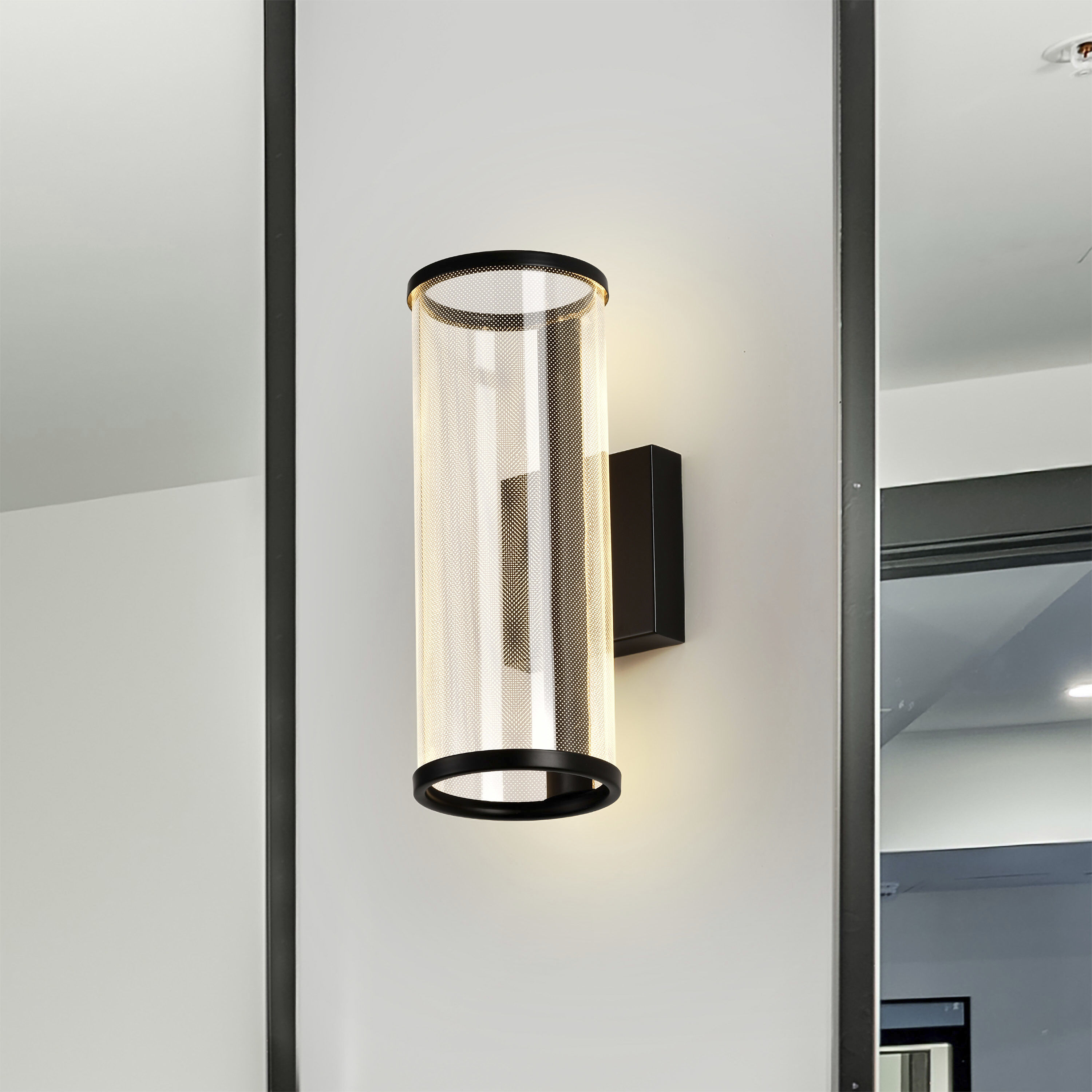 Vale LED 4.75 inch Matte Black Vanity Light Wall Light