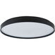 Tambourine LED 15 inch Black Flush Mount Ceiling Light