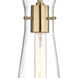 Anya 1 Light 6 inch Aged Brass Wall Sconce Wall Light