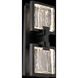 Beyond Pop Star LED 12 inch Black Outdoor Wall Light