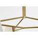 Richard June Hale 3 Light 36 inch Estate Brass Chandelier Ceiling Light in Standard
