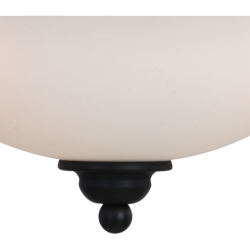 Monrovia LED 17 inch Oil Rubbed Bronze Semi-Flush Mount Ceiling Light