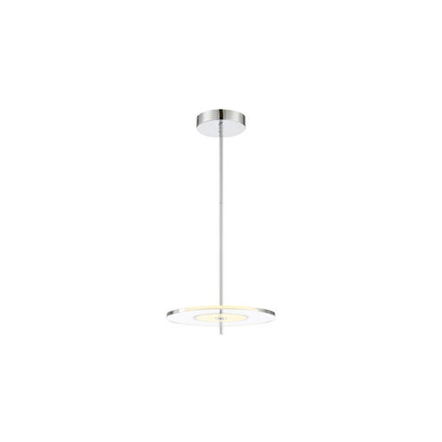 Otoniel LED 15 inch Chrome Pendant Ceiling Light