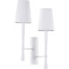 Wildwood 2 Light 12 inch Matte White Wall Sconce Wall Light