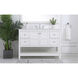 Theo 48 X 22 X 34 inch White Vanity Sink Set