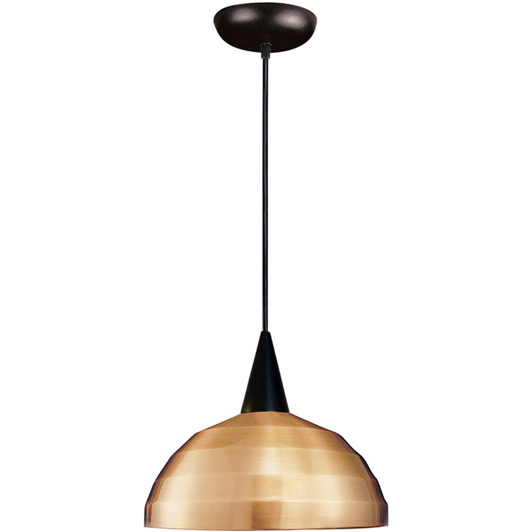Cosmopolitan 1 Light 6.5 inch Black Pendant Ceiling Light