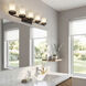 Hendrik 5 Light 43 inch Olde Bronze Wall Mt Bath 5 Arm Or More Wall Light in Light Umber