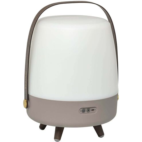 Lite Up Play 15.75 X 11.4 inch Earth Light Brown Taupe Portable Speaker Lamp in Earth Light Brown/Taupe, Kooduu