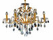 St. Francis 6 Light 24 inch Gold Dining Chandelier Ceiling Light in Royal Cut