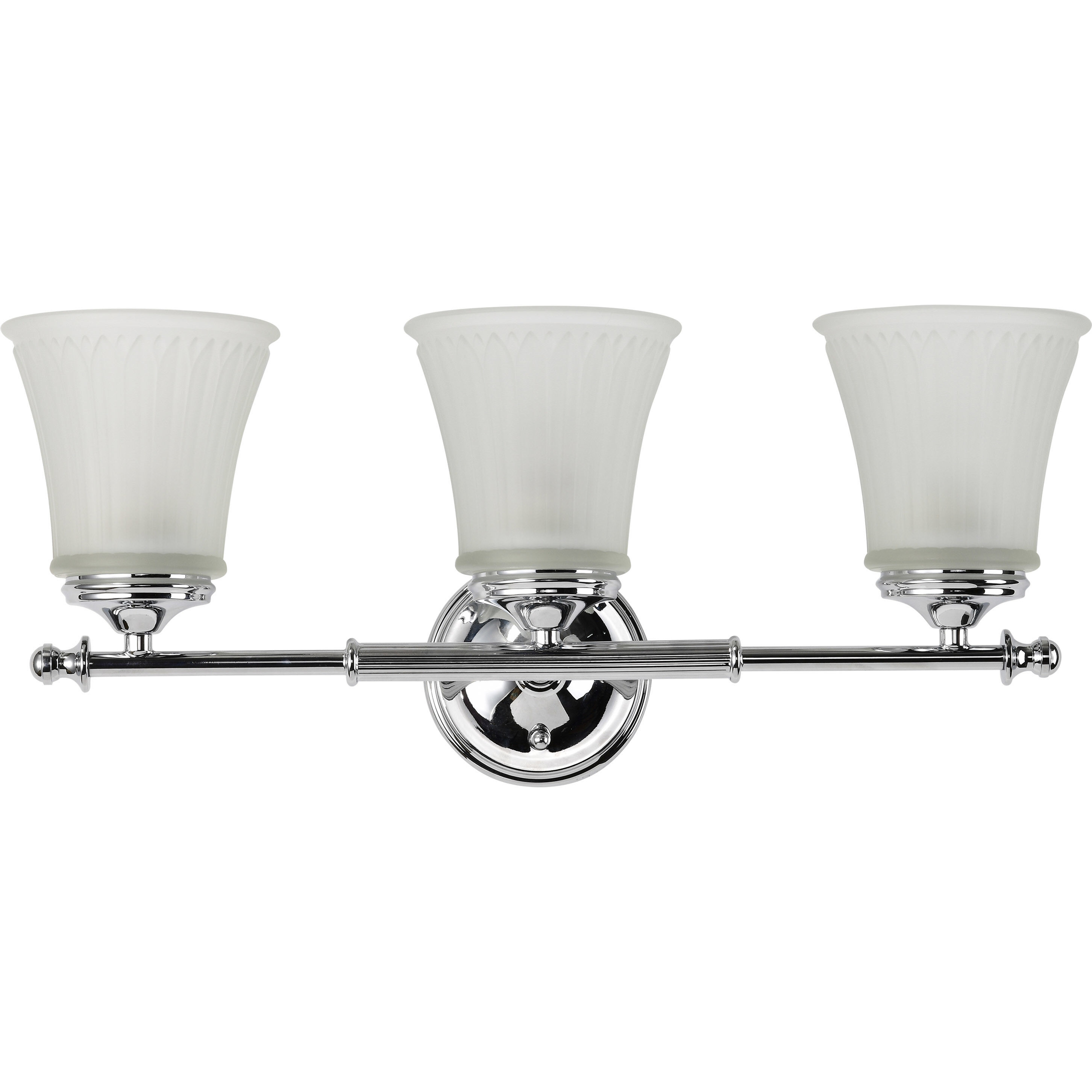 Teller 3 Light 21 inch Polished Chrome Vanity Light Wall Light