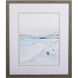 In the Surf Blue and Gray and Teal Framed Art