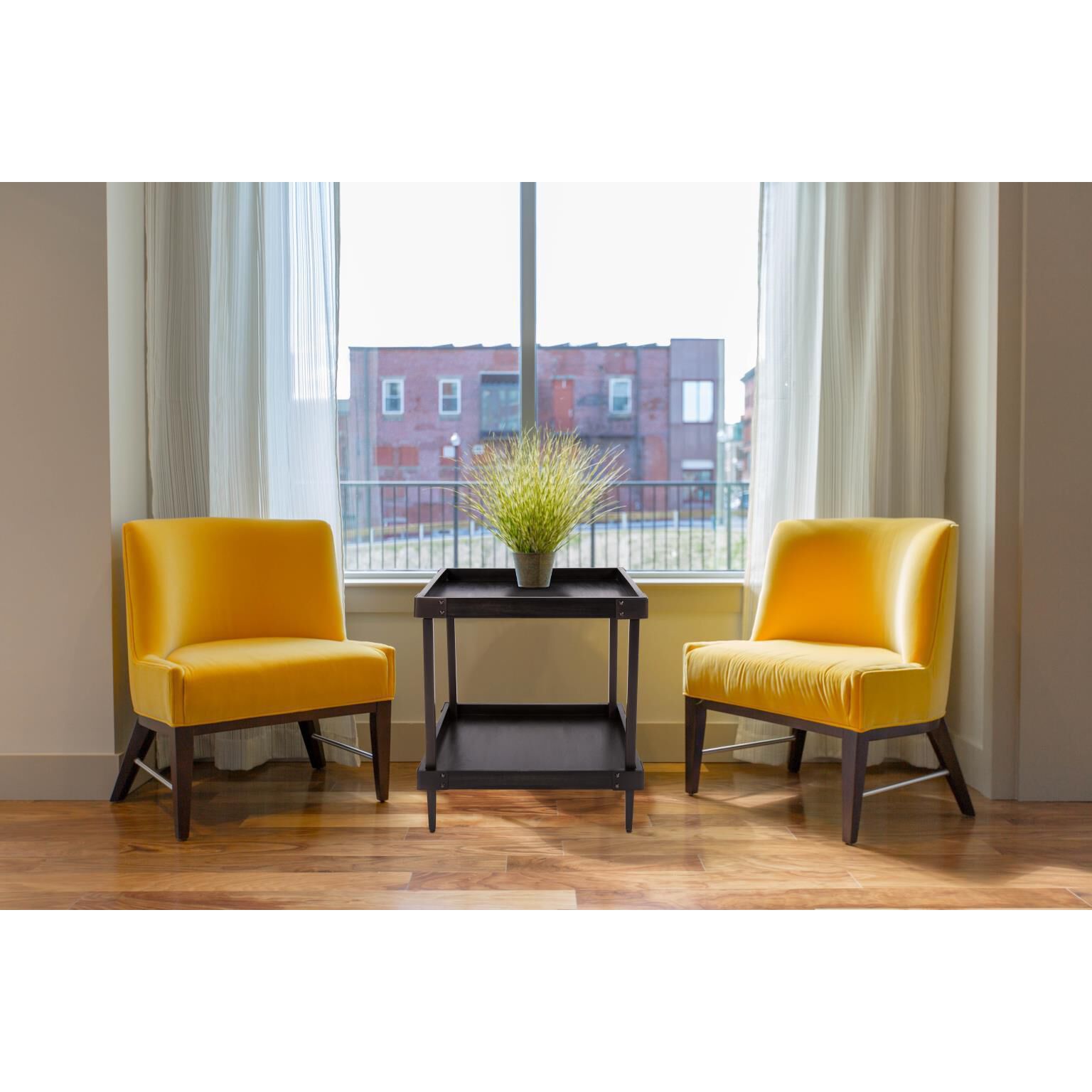 Avenue 24 X 22 inch Dark Bronze Side Table