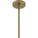 Elora 12 Light 35.75 inch Legacy Brass Pendant Ceiling Light