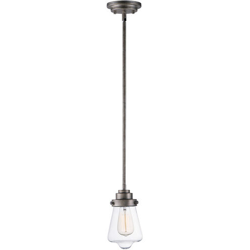 Cape Cod 1 Light 5.25 inch Weathered Zinc Single Pendant Ceiling Light