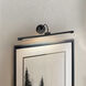Alton 10 watt 26.5 inch Black Picture Light Wall Light